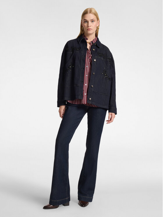 Elena Mirò Elena Mirò Giacca da abito R403Z000045N034 Blu Boxy Fit