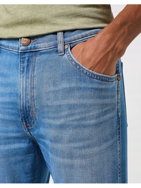 Wrangler Wrangler Jeansy Larston Niebieski Slim Fit