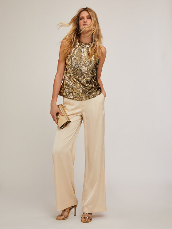 Motivi Motivi Blusa 2664Q001808N028 Oro Regular Fit