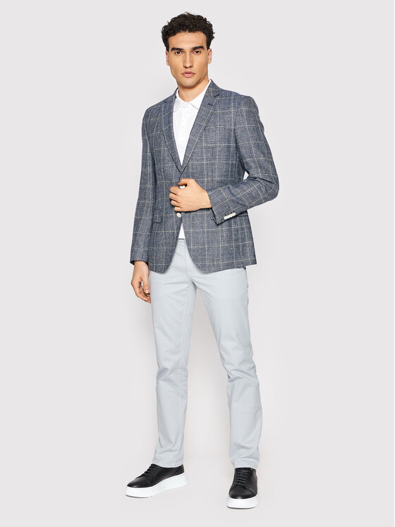 BOSS Boss Polo majica Palosh 50471335 Bela Slim Fit