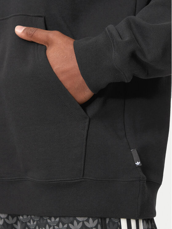 adidas adidas Μπλούζα Flames Logo IS0208 Μαύρο Regular Fit