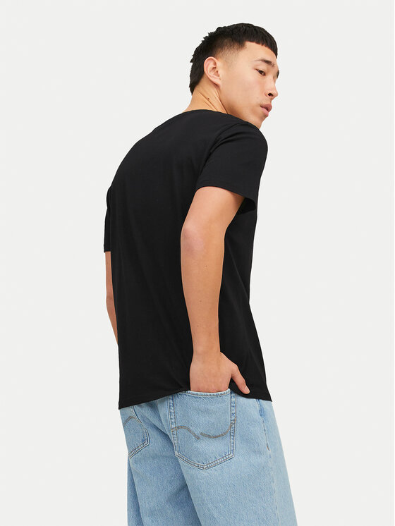 Jack & Jones Jack & Jones Тишърт Crop Logo 12151955 Черен Regular Fit