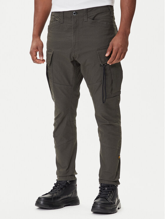 G-Star Raw G-Star Raw Hlače Zip Pocket 3D D24307-E172 Zelena Skinny Fit