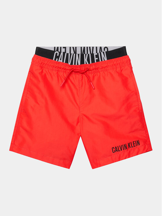 Calvin Klein Swimwear Pantaloni scurți pentru înot KV0KV00037 Roșu Regular Fit