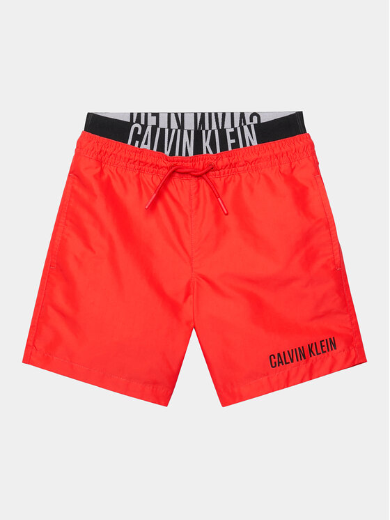 Short de bain calvin klein rouge best sale