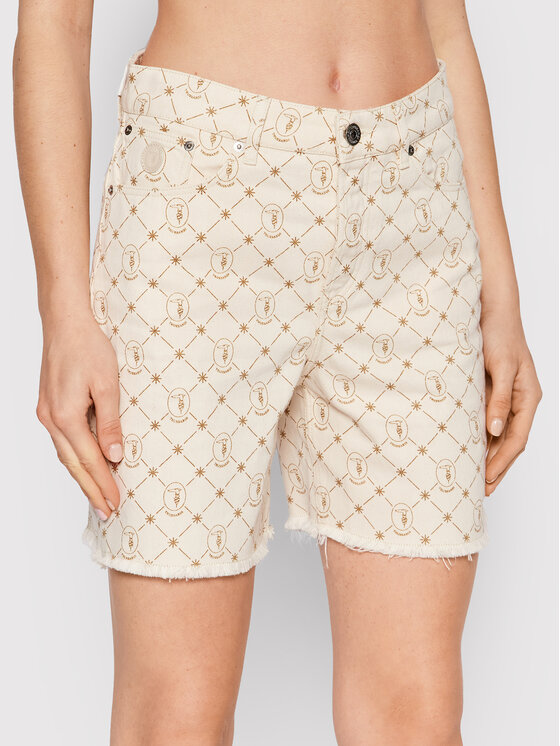 Trussardi Trussardi Jeansshorts 56J00183 Beige Regular Fit