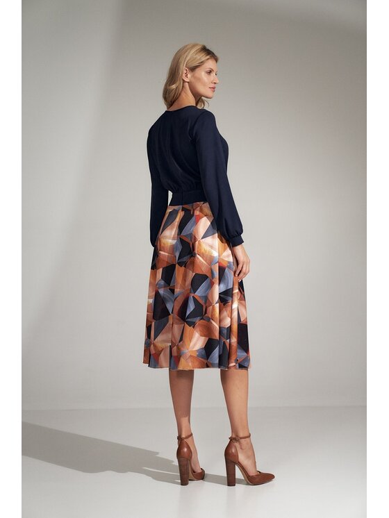 FIGL FIGL Šaty M725 Farebná Regular Fit