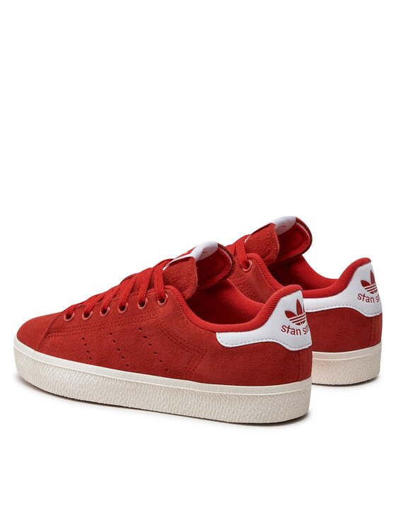 Adidas originals stan smith red suede hotsell