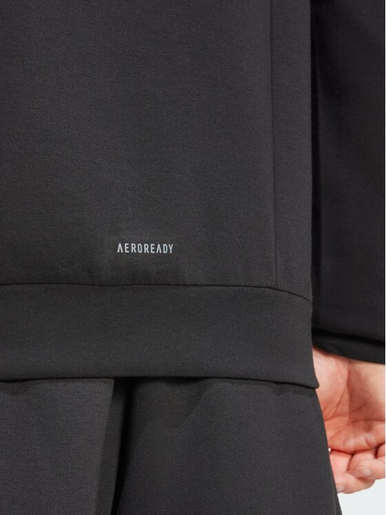 adidas adidas Bluza Designed for Training Crew Czarny Regular Fit
