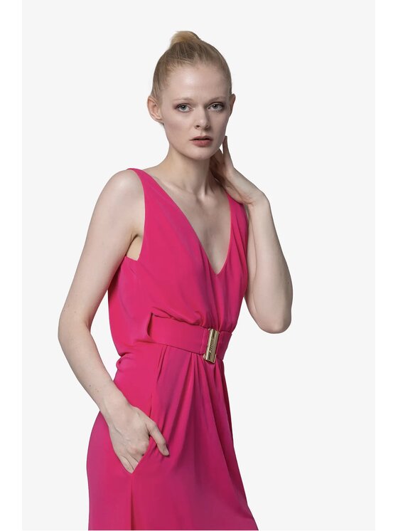 PINKO PINKO Sukienka wieczorowa Cabreo Różowy Regular Fit