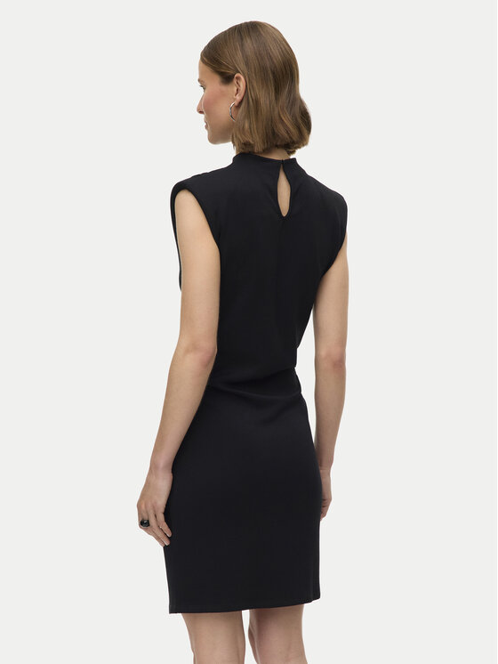 Vero Moda Vero Moda Každodenné šaty Nelli 10335685 Čierna Slim Fit