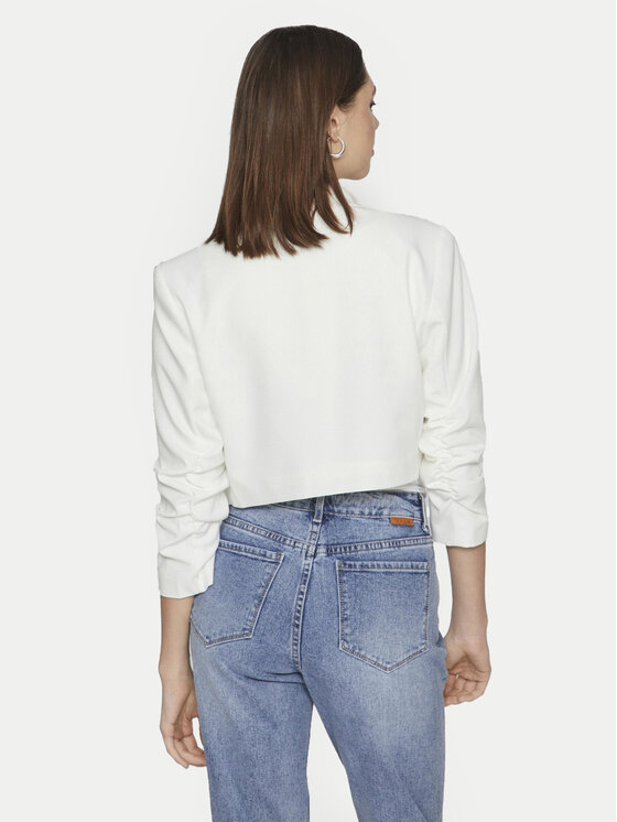 Vila Vila Σακάκι Her Bin 14063175 Λευκό Relaxed Fit