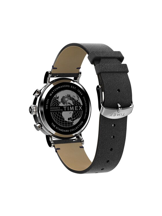 Timex Timex Zegarek Standard Chronograph TW2V71100 Czarny