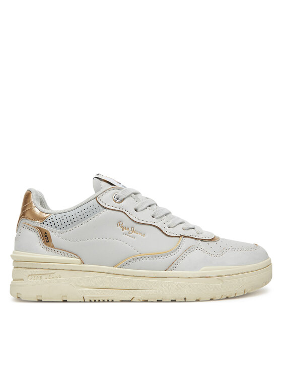 Pepe Jeans Pepe Jeans Sneakersy Chester Distress W PLS00033 Bílá