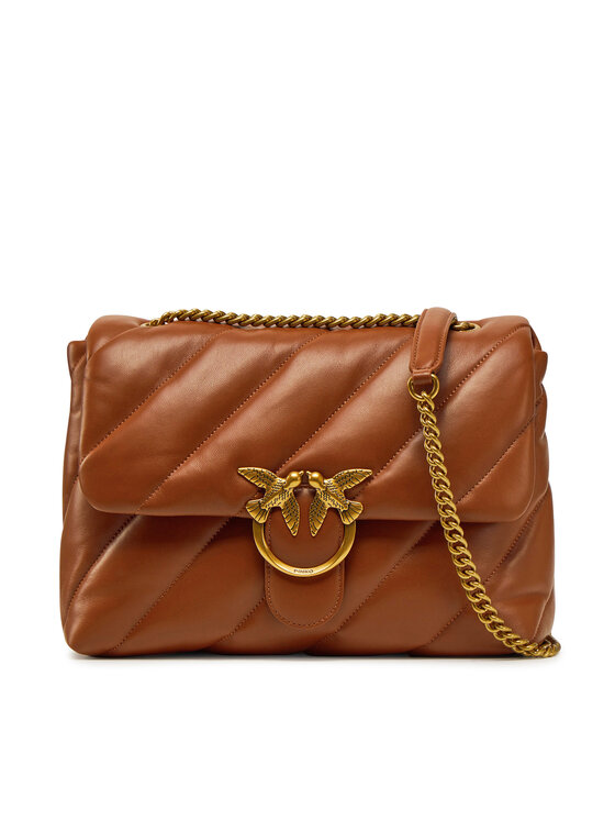 PINKO PINKO Ročna torba Love Puff Big Cl AI 23-24 PLTT 100037 A0F2 Rjava