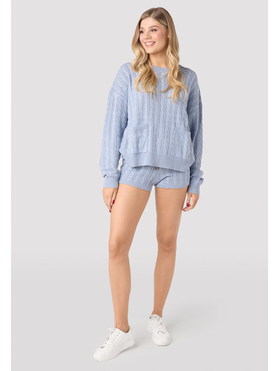LAURELLA LAURELLA Sveter LAURELLA 6TU027800 Modrá Regular Fit