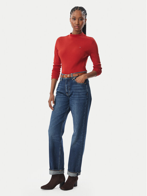 Tommy Hilfiger Tommy Hilfiger Блуза Cody WW0WW47307 Червен Slim Fit