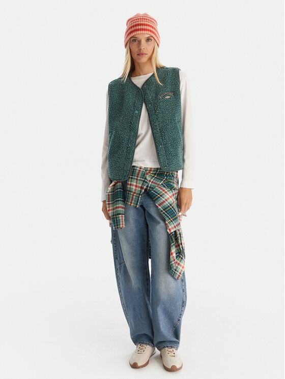 Billabong Billabong Жилетка за костюм Be Happy Vest EBJPF00118 Зелен Regular Fit