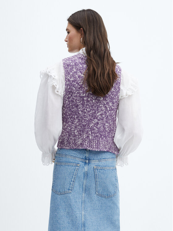 Mango Mango Sweater Novita 57035793 Lila Regular Fit