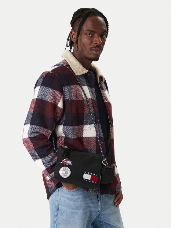 Tommy Jeans Geantă crossover Tjm Archive Trek Sacoche AM0AM14057 Negru