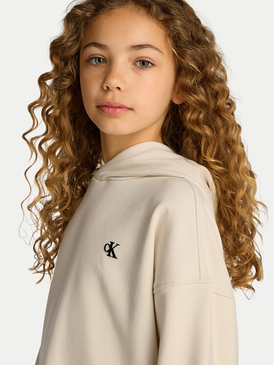 Calvin Klein Jeans Calvin Klein Jeans Majica dugih rukava IG0IG02747 Bež Regular Fit