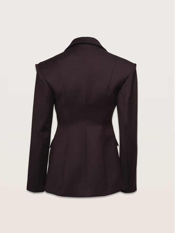 La Mania La Mania Marynarka VEDA Fioletowy Classic Fit