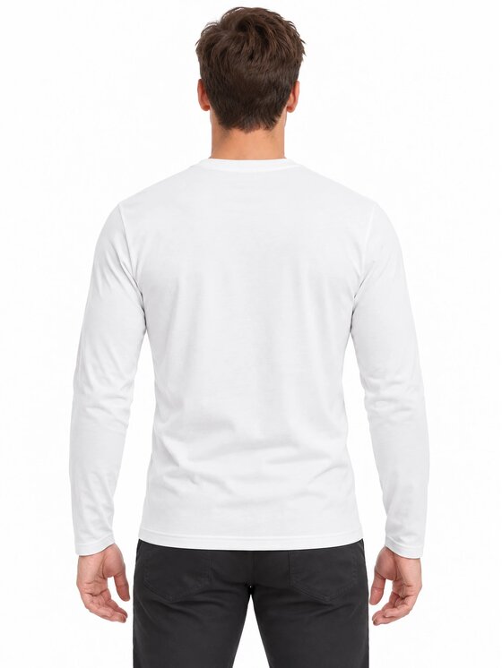 4F 4F Longsleeve TLONM611-10 Biały Active Fit