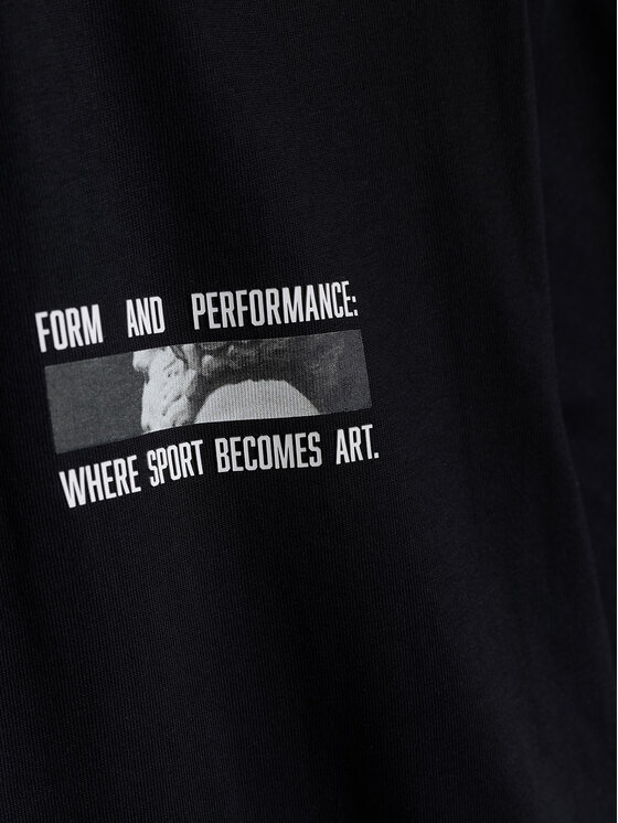 4F 4F T-Shirt STUDIO 4F Czarny Regular Fit
