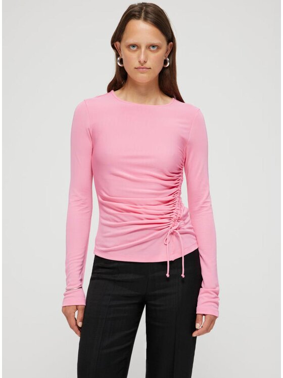 Róhe Róhe T-shirt 406-20-079-181 Rosa Regular Fit