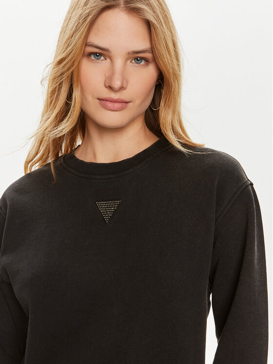 Guess Guess Felpa W4YQ17 KC8I0 Nero Regular Fit