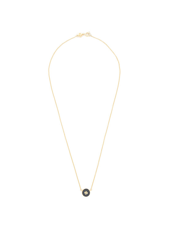 Tory Burch Tory Burch Ogrlica Kira Enamel Pendant Necklace 64936 Zlata