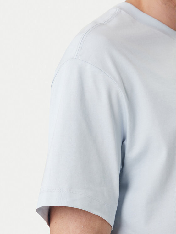 Calvin Klein Calvin Klein Тишърт Emblem Graphic LV14RF817G Светлосиньо Regular Fit