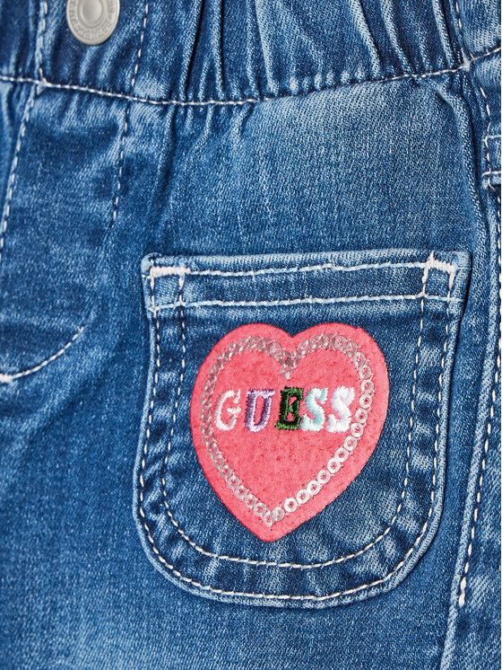 Guess Guess Traperice A3YA00 D4CA0 Tamnoplava Relaxed Fit