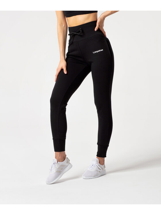 Carpatree Carpatree Spodnie dresowe BelleSweatpants Czarny Fitted Fit