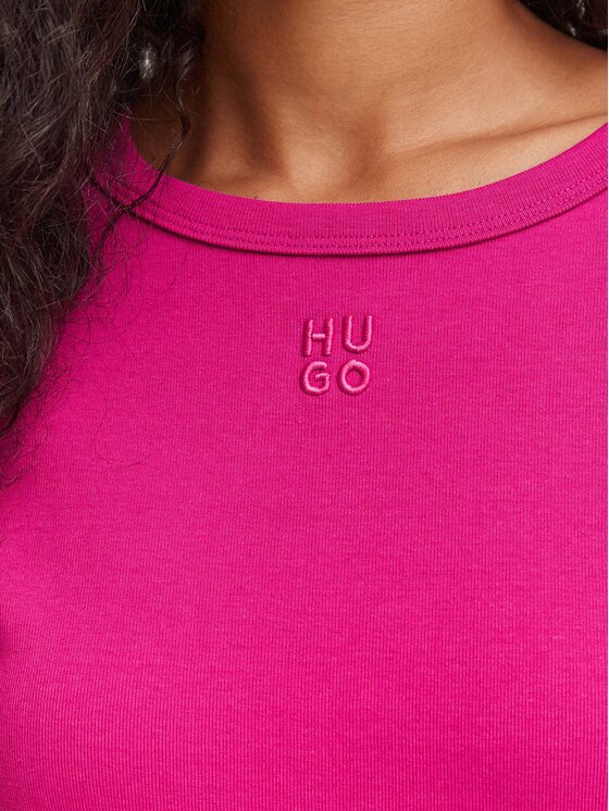 HUGO HUGO T-Shirt Deloris 50512002 Růžová Regular Fit