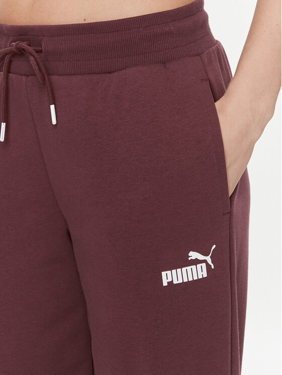 Puma Puma Spodnji del trenirke Puma Power Cat 673978 Bordo rdeča Regular Fit