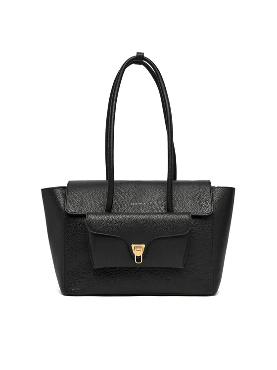 Coccinelle Coccinelle Handtasche T8A Coccinelle Double Beat E1 T8A 11 02 01 Schwarz