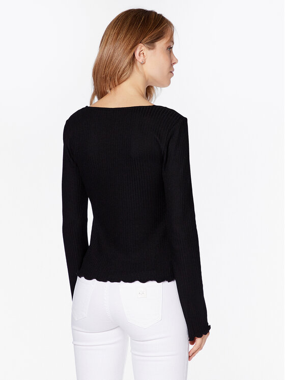 Gina Tricot Gina Tricot Majica Alba 18689 Crna Regular Fit