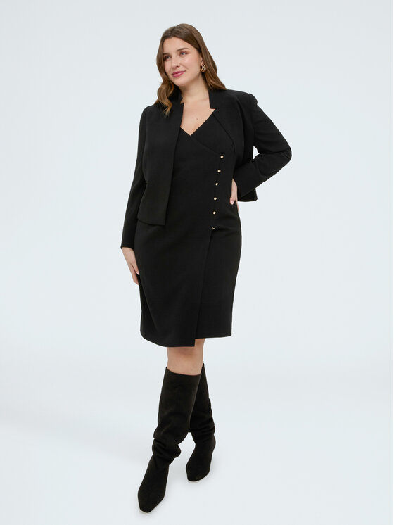 Fiorella Rubino Fiorella Rubino Giacca di transizione Q019T000263N033 Nero Regular Fit