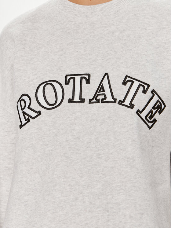 ROTATE ROTATE Majica dugih rukava Sui 1124541473 Siva Boxy Fit