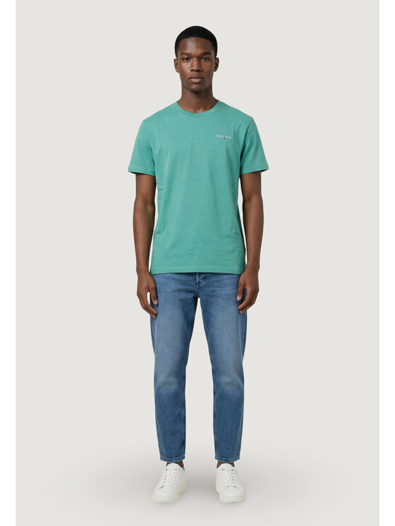 Tommy Jeans Tommy Jeans T-shirt TJM SLIM LINEAR CHES Verde Slim Fit