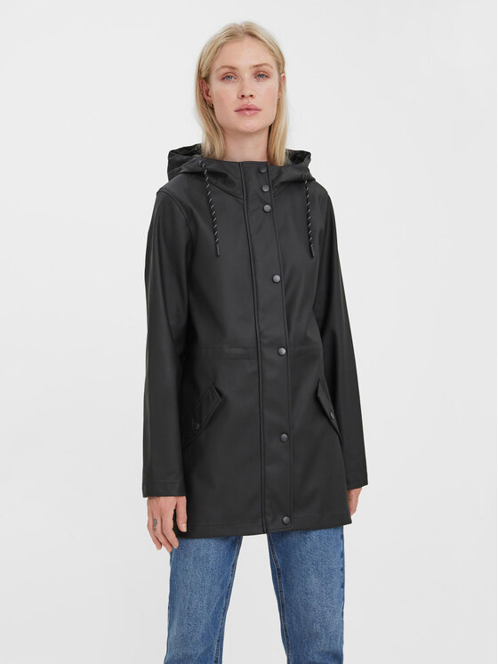 Vero Moda Vero Moda Vodootporna jakna Malou 10266982 Crna Regular Fit