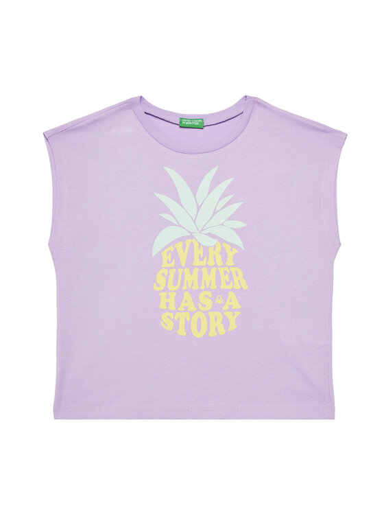 United Colors Of Benetton United Colors Of Benetton Top 3JERC10PB Lilla Regular Fit