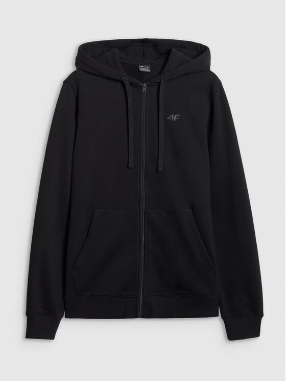 4F 4F Μπλούζα 4FWMM00TSWSM1768-20S Μαύρο Regular Fit