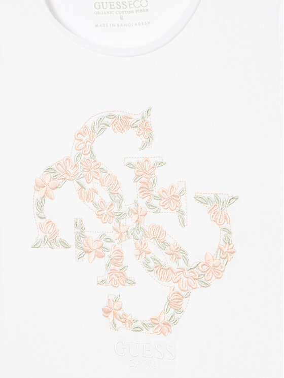 Guess Guess Tricou J5GI02 K6YW4 Alb Regular Fit