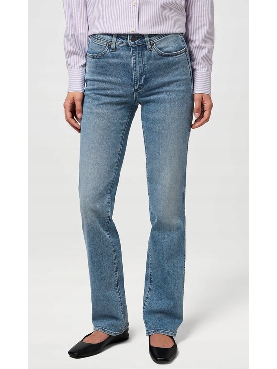 Wrangler Wrangler Jeansy Straight 658 Niebieski Straight Fit