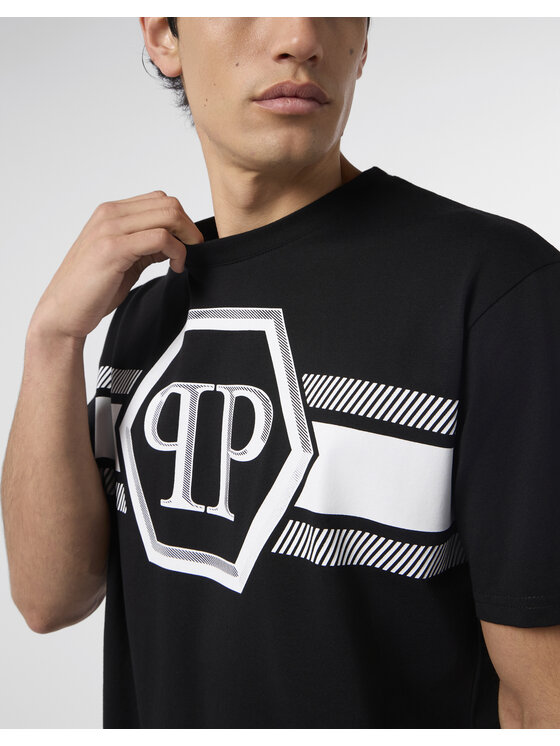 PHILIPP PLEIN PHILIPP PLEIN T-Shirt 29877 Czarny Regular Fit