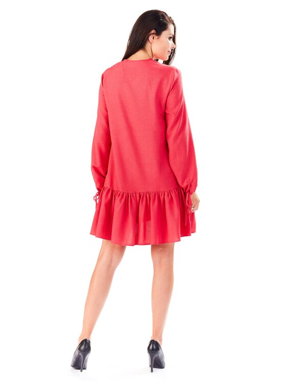 Infinite You Infinite You Sukienka letnia M146 Fioletowy Basic Fit