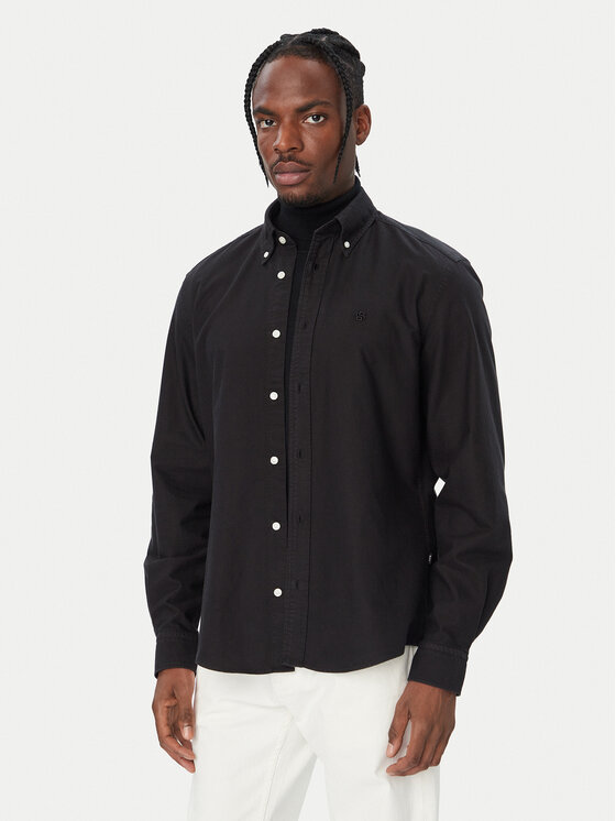 BOSS BOSS Сорочка 50567015 Чорний Regular Fit