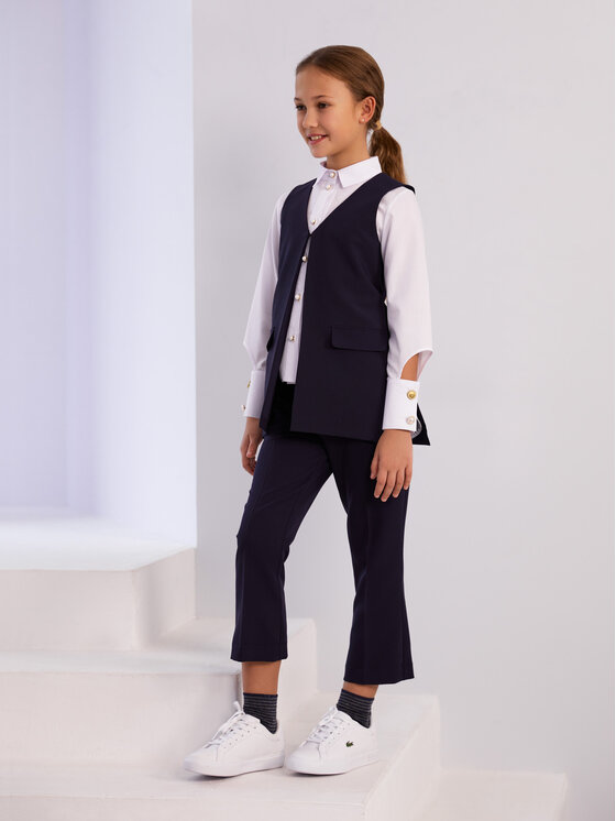 SLY SLY Koszula 4S-109 Biały Comfortable Fit